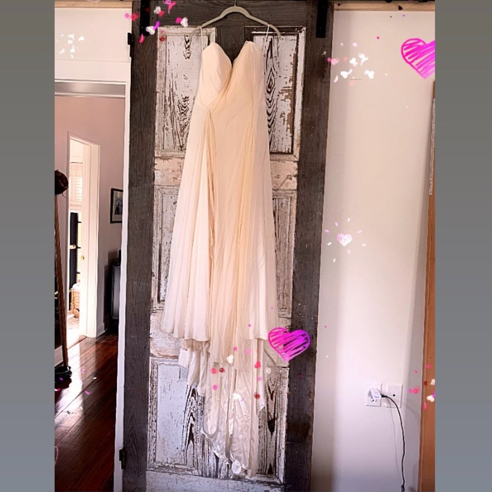 Carol Hannah Citrine Wedding Dress Gown (Project Runway Contestant Designer!)